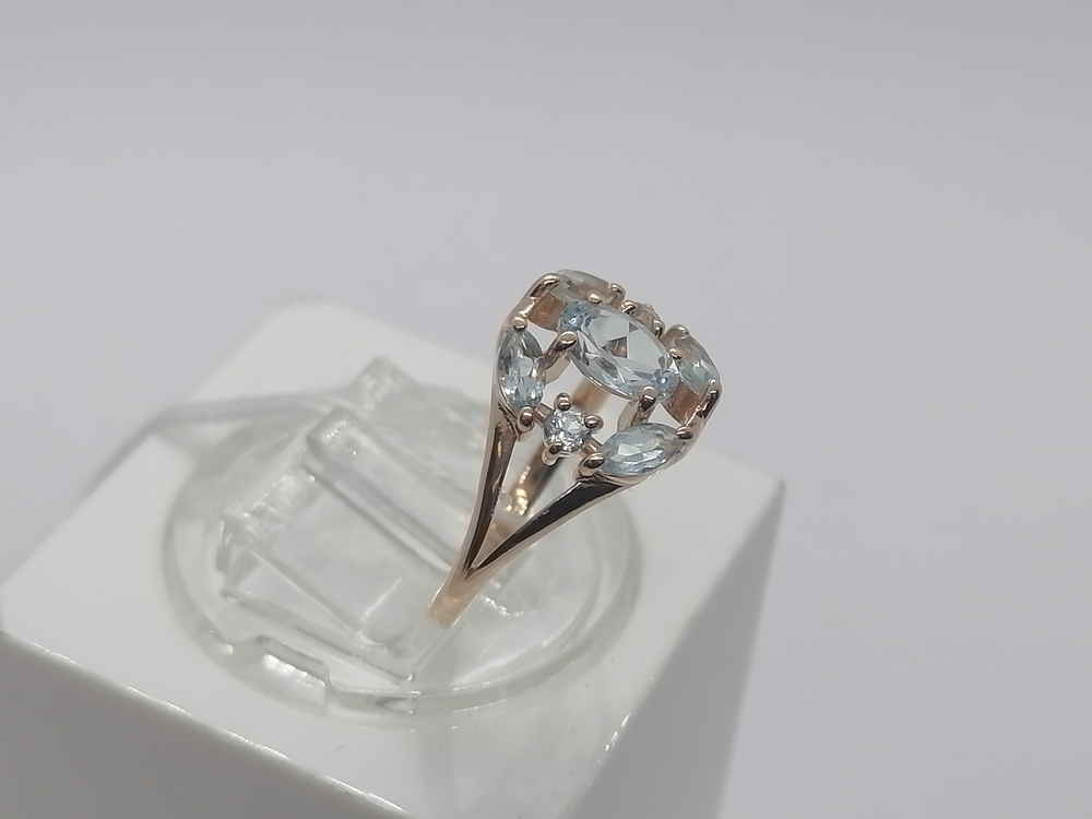 КОЛКМИ585 КОЛЬЦО С КАМНЯМИ (Au 585)