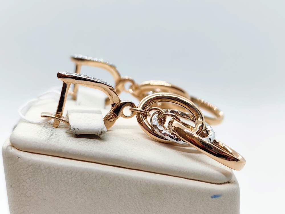 СЕРЬГИ С КАМНЯМИ (Au 585)