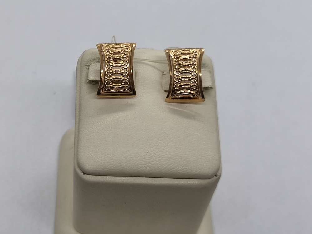 СЕРЬГИ БЕЗ КАМНЯ (Au 585)