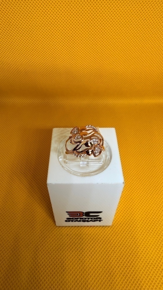 КОЛКМИ585 КОЛЬЦО С КАМНЯМИ (Au 585)