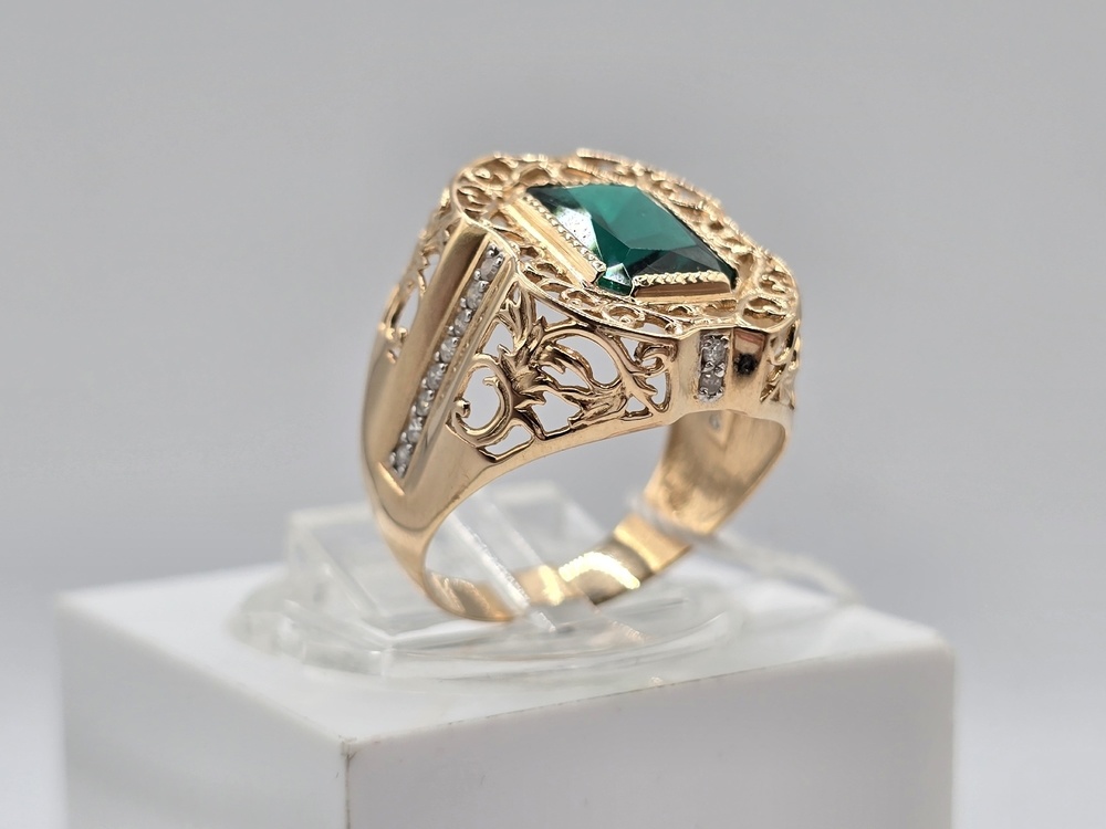 ПЕЧКМИ585 ПЕЧАТКА С КАМНЯМИ (Au 585)