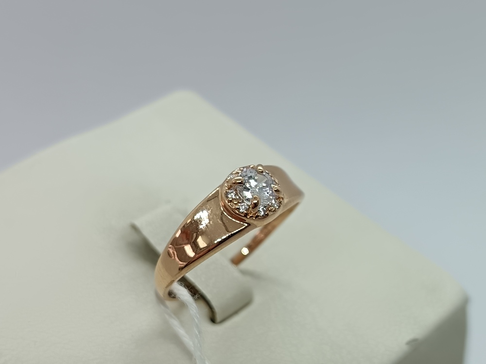 КОЛКМИ585 КОЛЬЦО С КАМНЯМИ (Au 585)