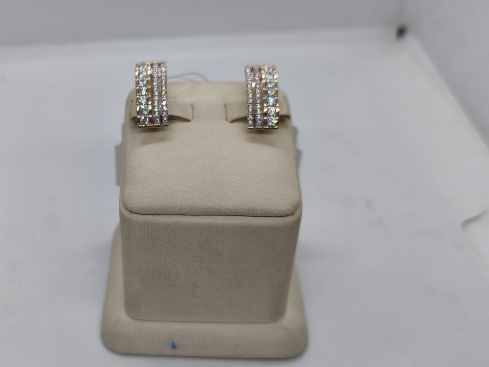 СЕРЬГИ С КАМНЯМИ (Au 585)