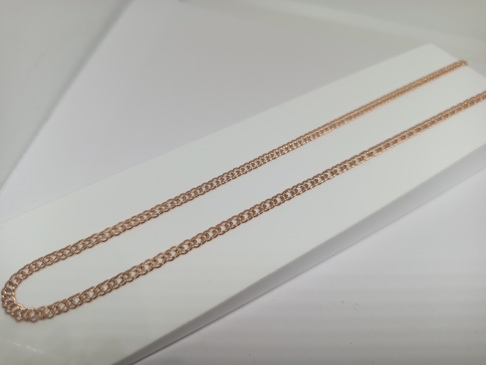 ЦЛР2585 ЦЕПЬ ПОЛНОВЕСНАЯ Ромб двойной (Au 585)