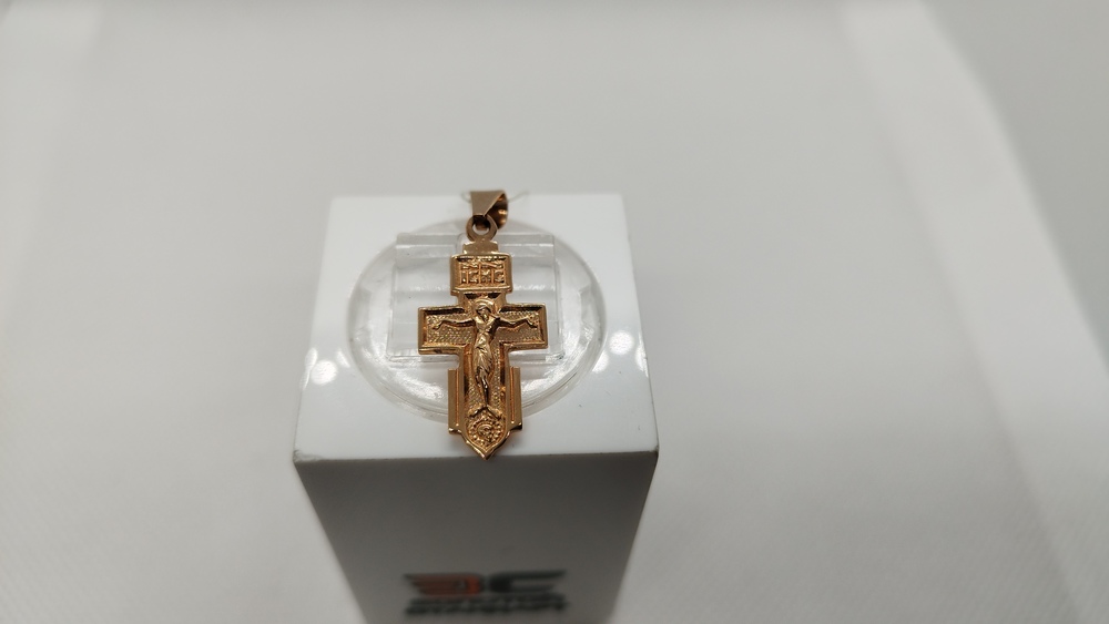 1896 ПОДВЕСКА КРЕСТ без камня (Au 585)