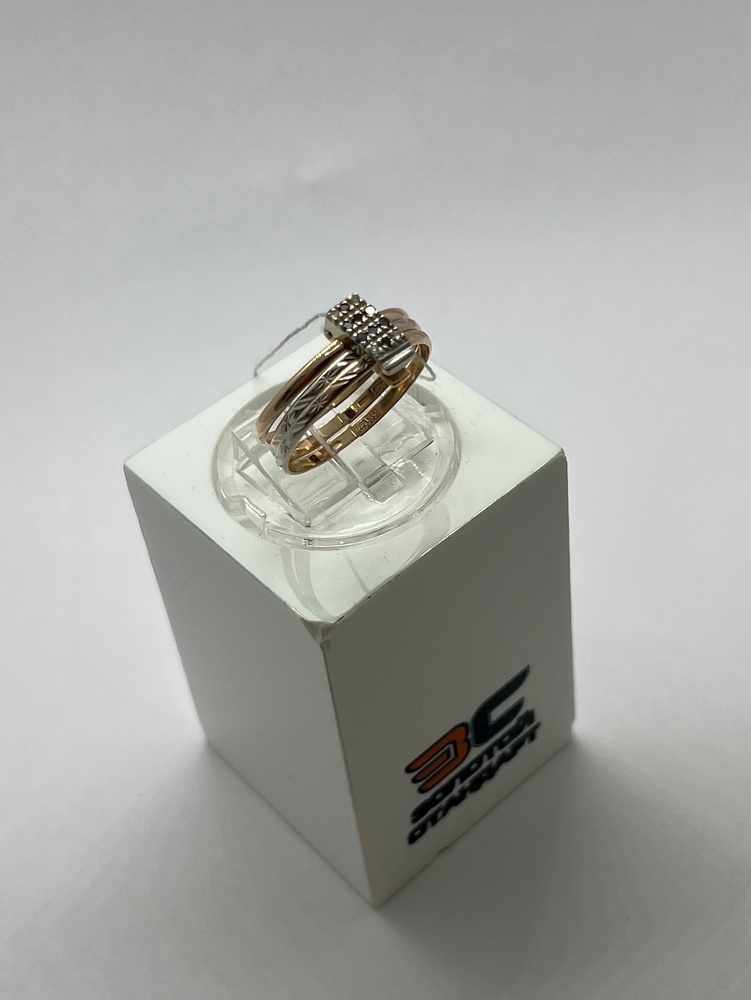 КОЛКМИ585 КОЛЬЦО С КАМНЯМИ (Au 585)