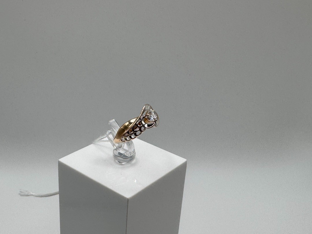 КОЛКМ585 КОЛЬЦО С КАМНЕМ (Au 585)