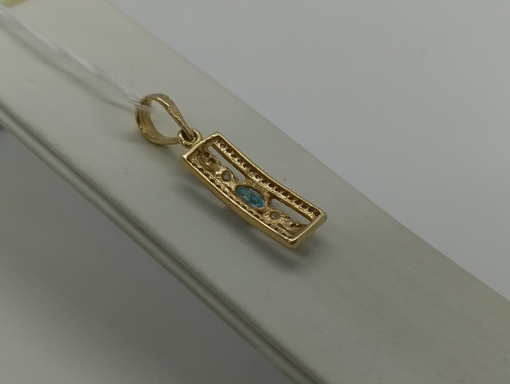 ПОДКМИ500 ПОДВЕСКА С КАМНЯМИ (Au 500)