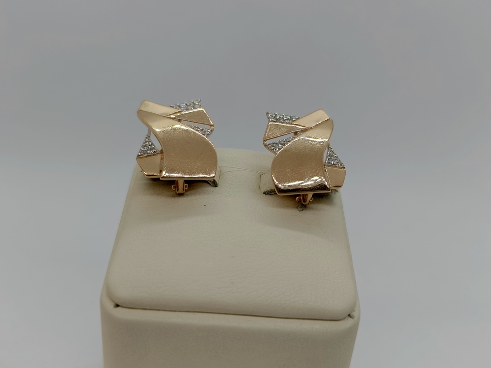 СЕРЬГИ С КАМНЯМИ (Au 585)