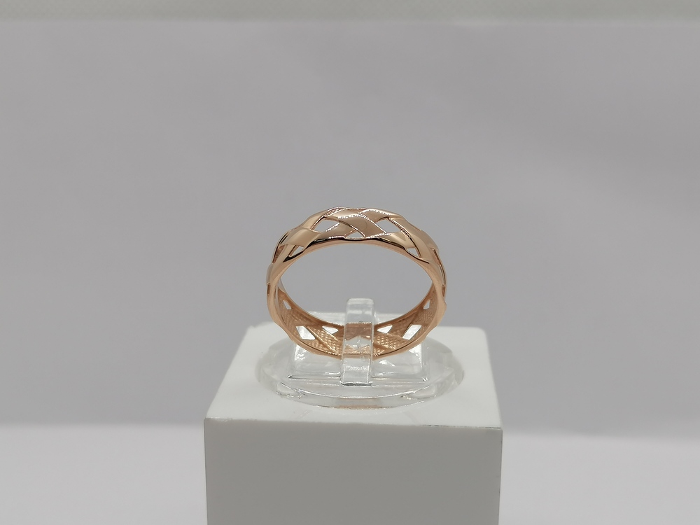 019318 КОЛЬЦО БЕЗ КАМНЯ (Au 585)