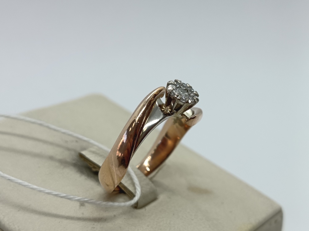 КОЛЬЦО БРИЛЛИАНТ Au 585