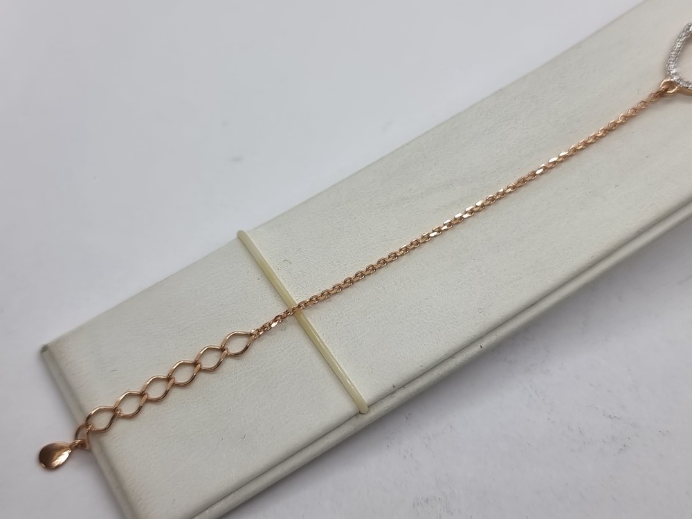 БРАСЛЕТ ФАНТАЗИЯ с камнями (Au 585)