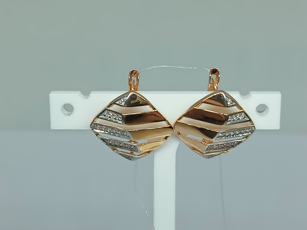 СЕРЬГИ С КАМНЯМИ (Au 585)