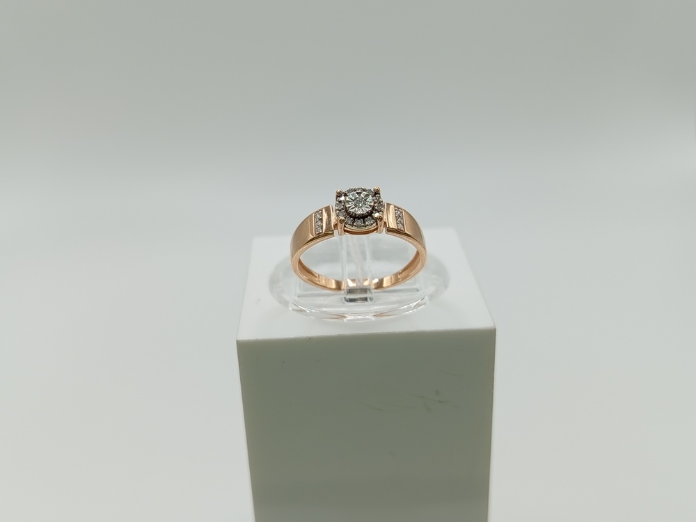 КОЛЬЦО БРИЛЛИАНТ Au 585