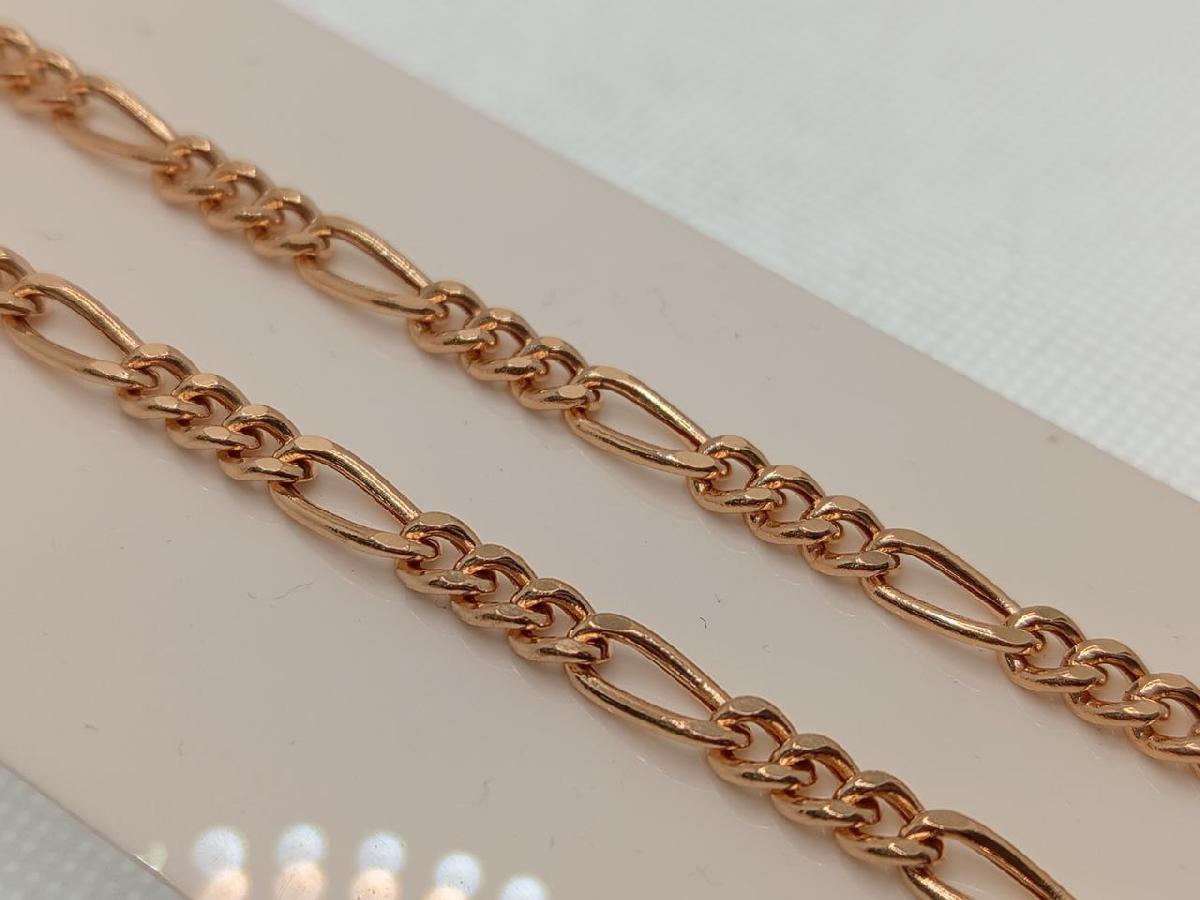 ЦЕПЬ ПУСТОТЕЛАЯ Фигаро(картье) (Au 585)