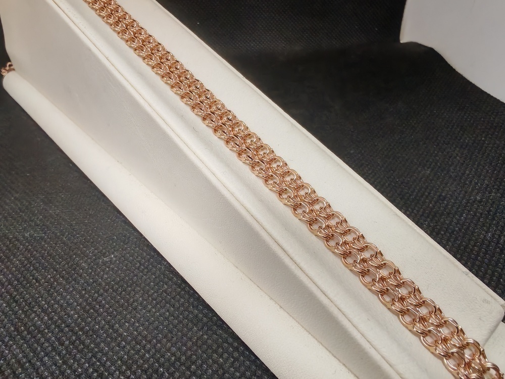 ЦПР3585 ЦЕПЬ ПУСТОТЕЛАЯ Ромб тройной (Au 585)