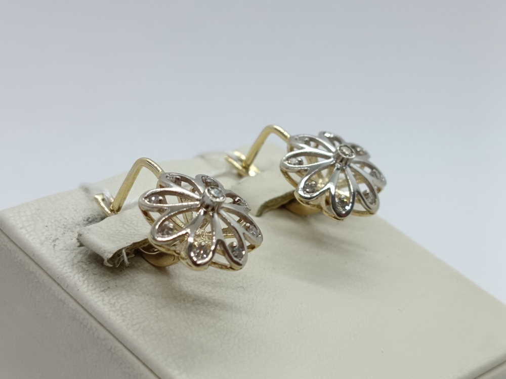 СЕРЬГИ БРИЛЛИАНТ Au 500