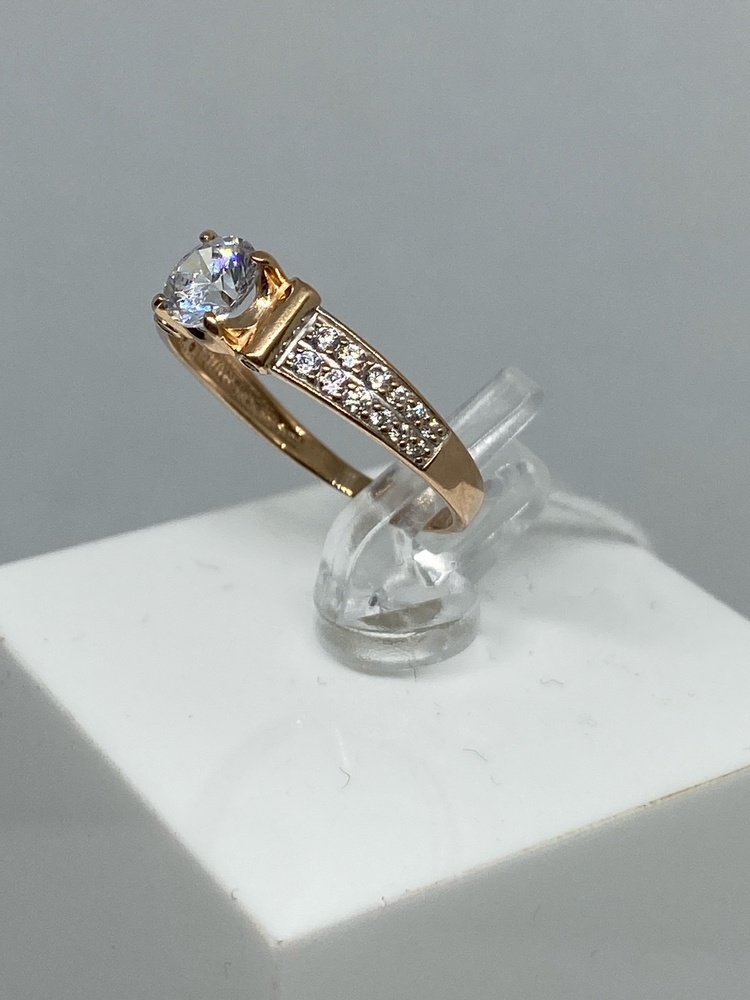 КОЛКМИ585 КОЛЬЦО С КАМНЯМИ (Au 585)