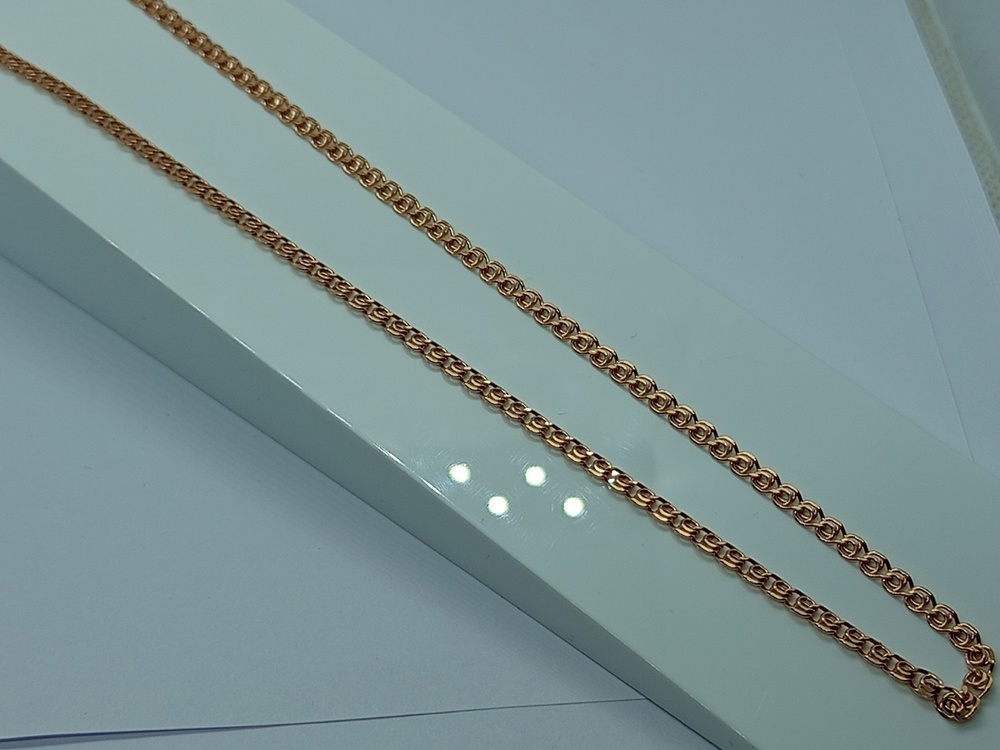 ЦЕПЬ ПУСТОТЕЛАЯ Лав (Au 585)