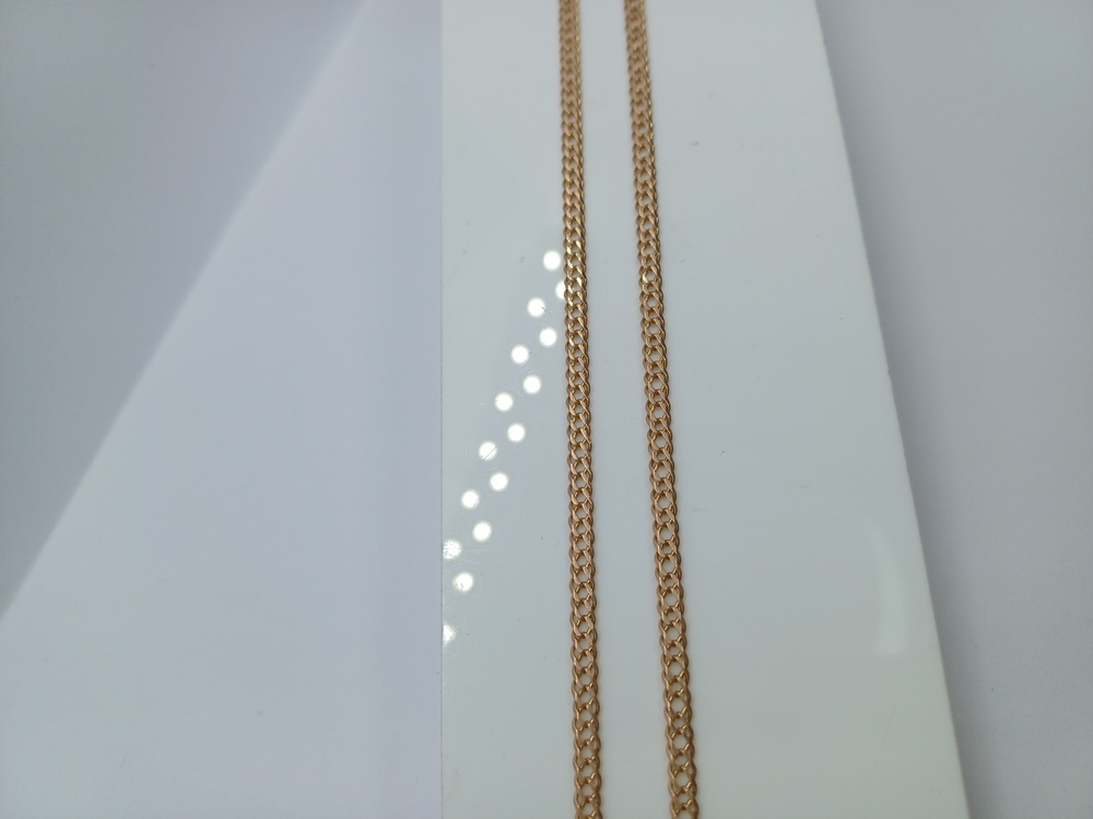 ЦЛР2585 ЦЕПЬ ПОЛНОВЕСНАЯ Ромб двойной (Au 585)