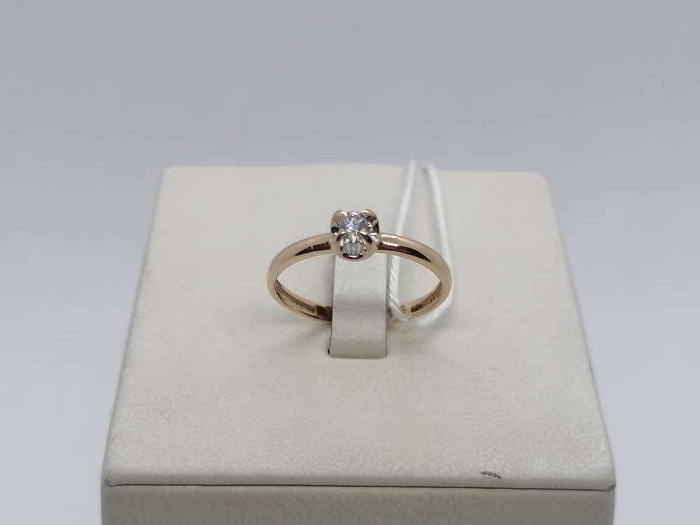 КОЛЬЦО БРИЛЛИАНТ Au 585