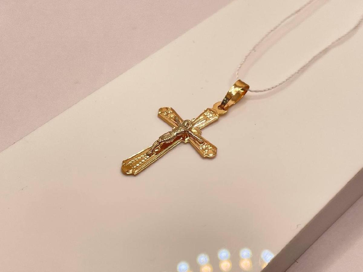 ПОДВЕСКА КРЕСТ (Au 585)