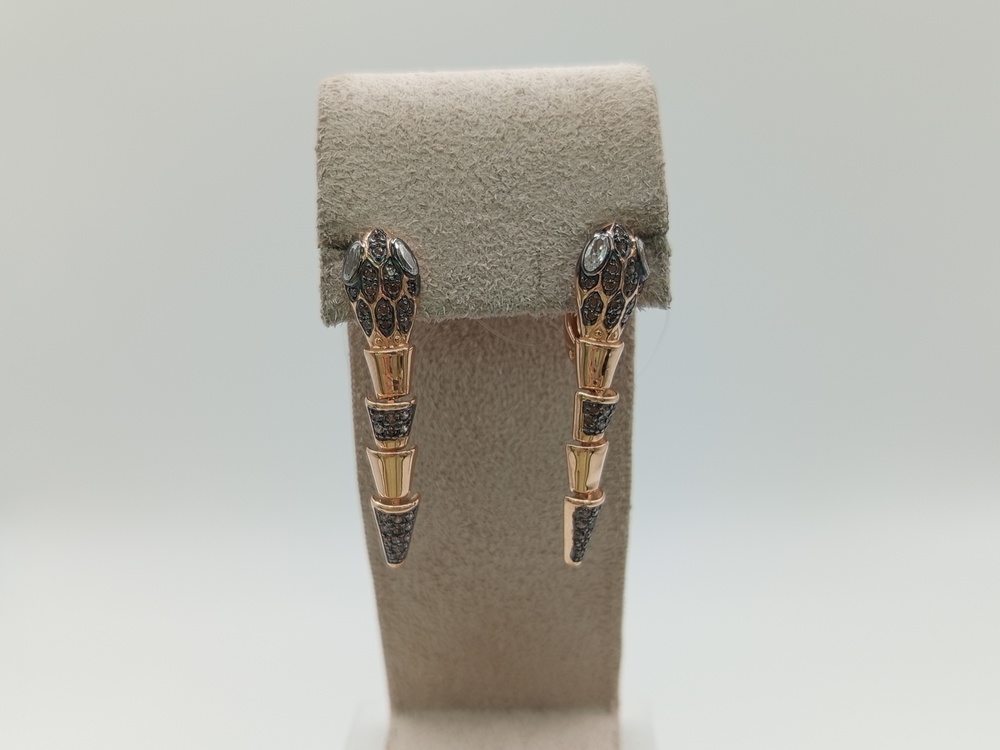 СЕРЬГИ С КАМНЯМИ (Au 585)