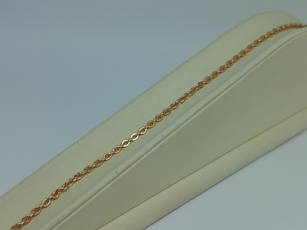 БРАСЛЕТ ПУСТОТЕЛЫЙ Якорное Au 585