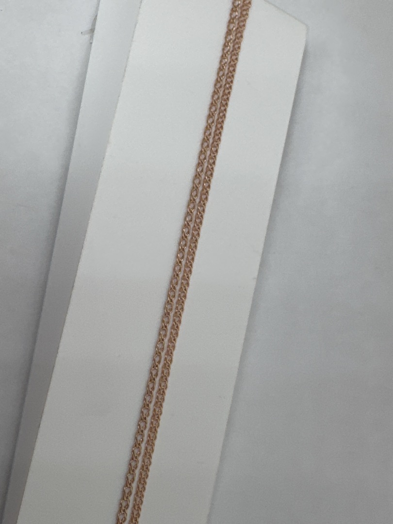 ЦЕПЬ ПУСТОТЕЛАЯ Ромб двойной (Au 585)