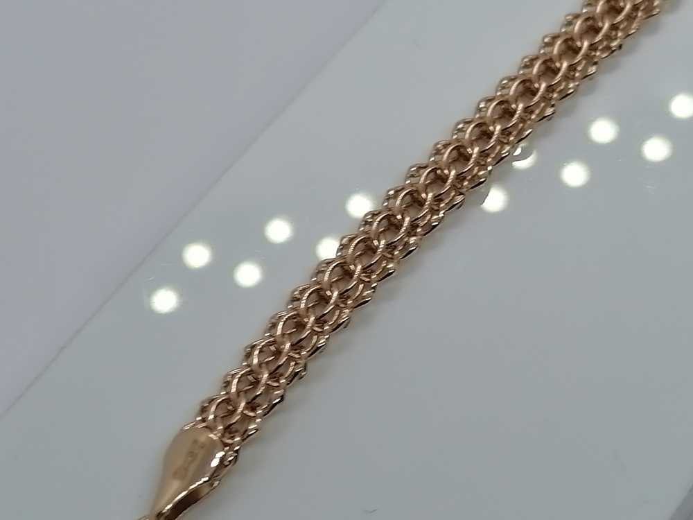 БРАСЛЕТ ПУСТОТЕЛЫЙ Итальянка (Au 585)