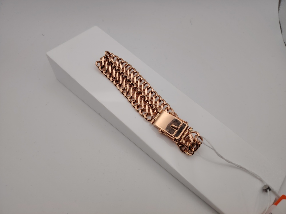 БЛ8585 БРАСЛЕТ ПОЛНОВЕСНЫЙ Восьмерка (Au 585)