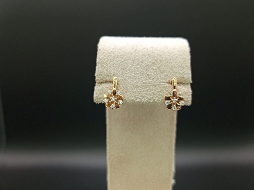 СЕРЬГИ С КАМНЯМИ (Au 585)