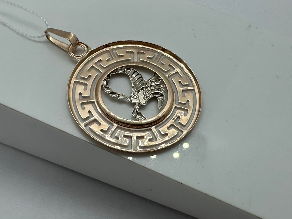 ПОДВЕСКА ЗНАК ЗОДИАКА СКОРПИОН (Au 585)