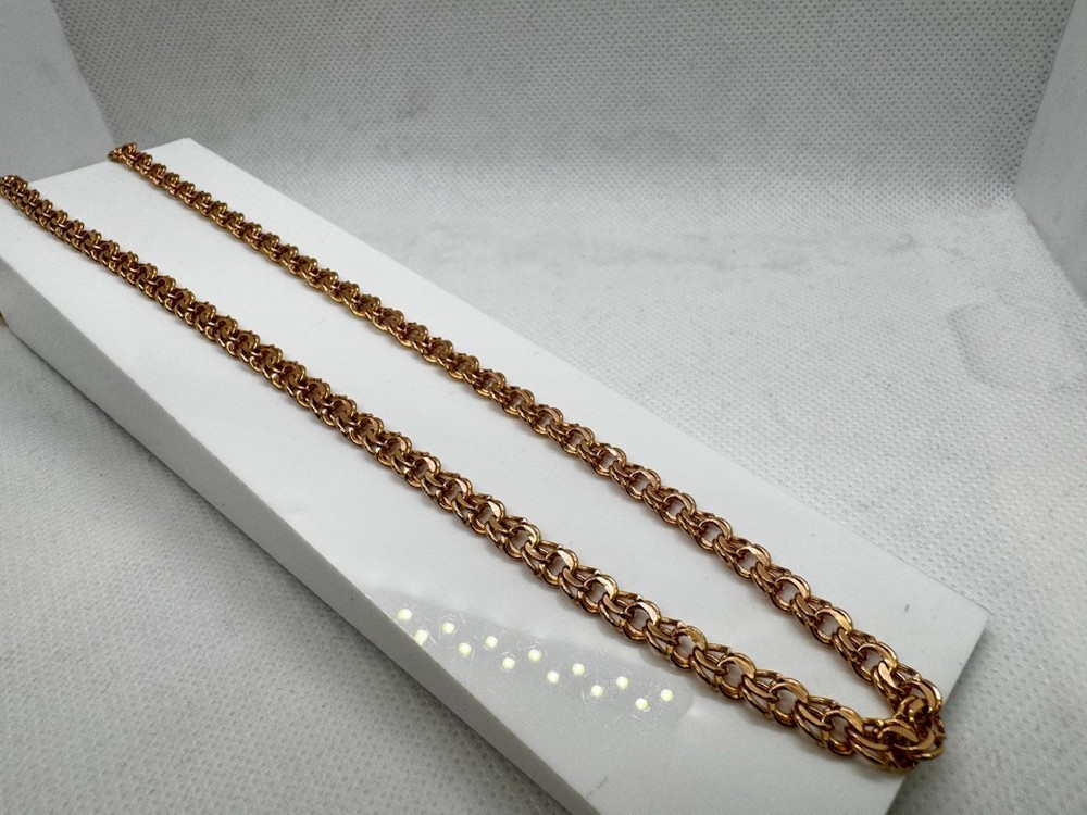 ЦЕПЬ ПУСТОТЕЛАЯ Бисмарк (Au 585)