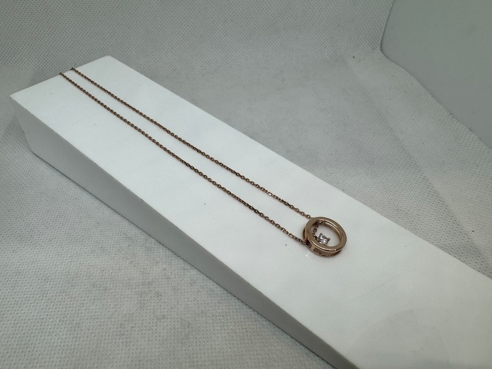 КОЛЬЕ С КАМНЕМ Au 585