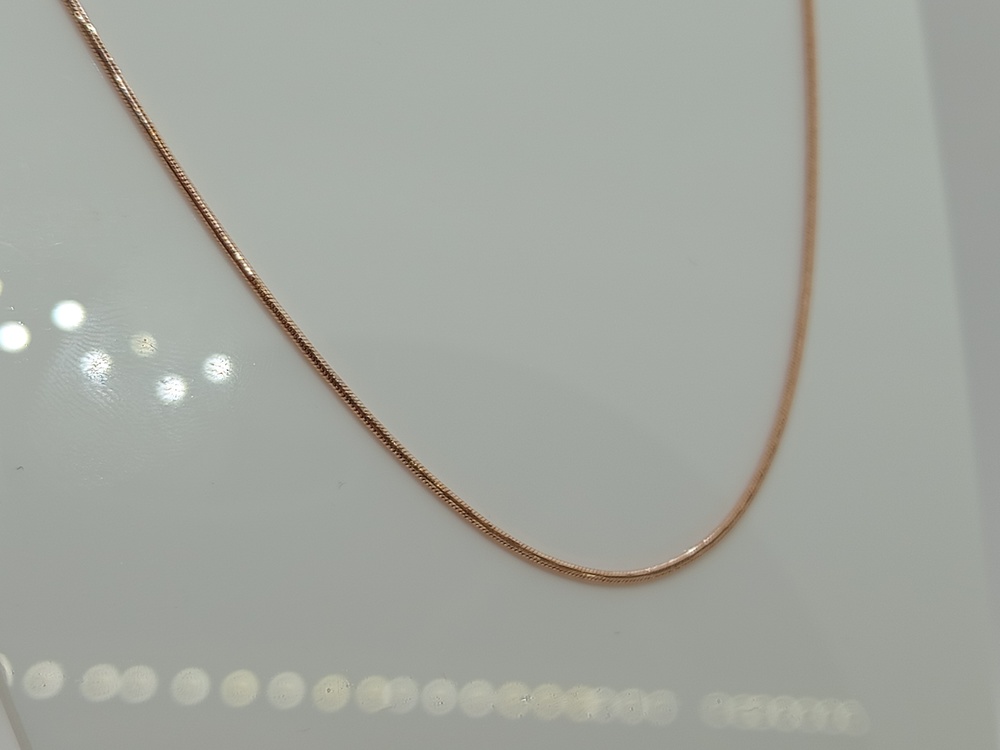 ЦЕПЬ ПОЛНОВЕСНАЯ Жгут(снейк) (Au 585)