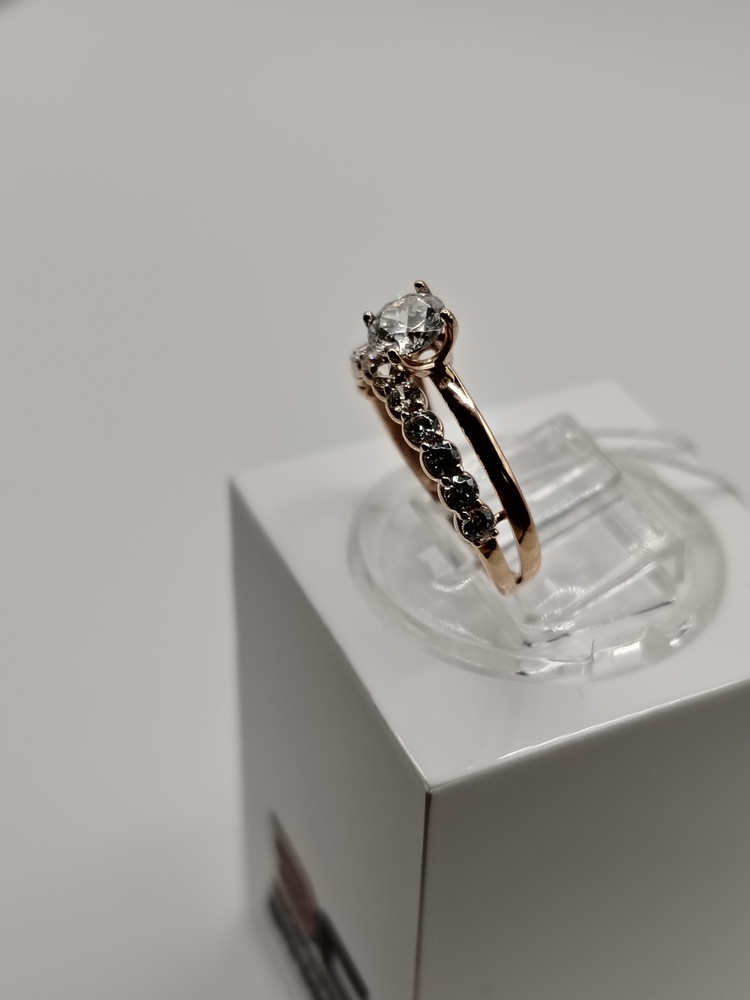 КОЛКМИ585 КОЛЬЦО С КАМНЯМИ (Au 585)