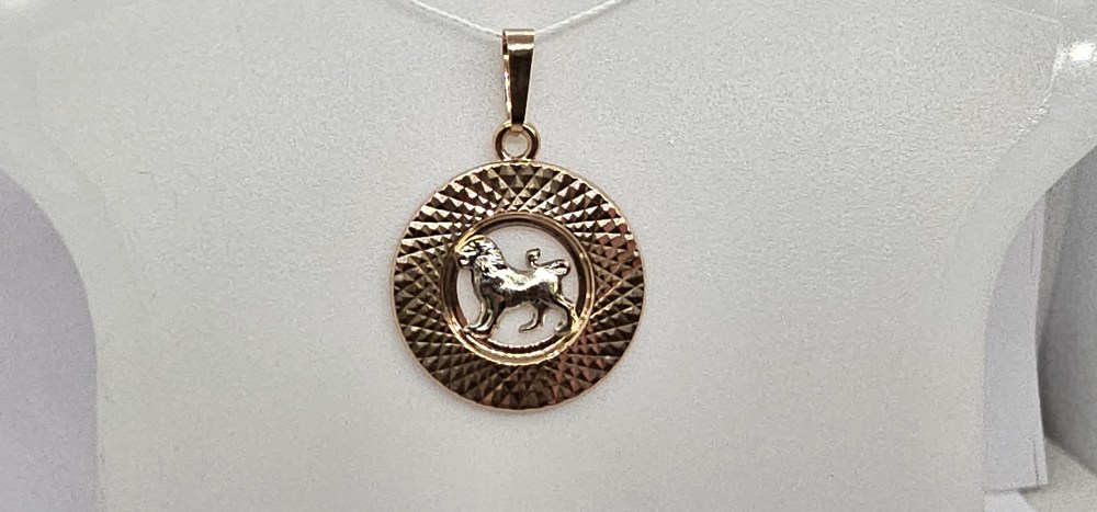 ПОДВЕСКА ЗНАК ЗОДИАКА ЛЕВ (Au 585)