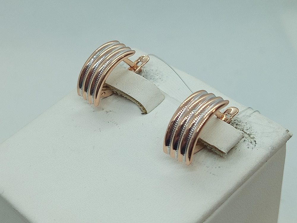 СЕРЬГИ БЕЗ КАМНЯ (Au 585)