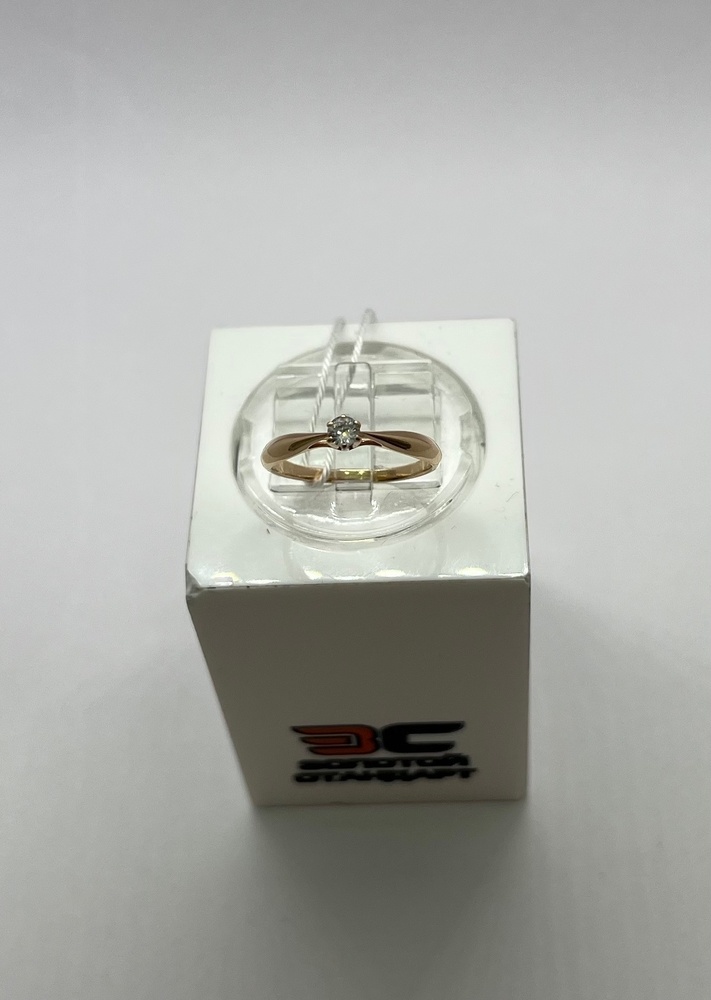 КОЛКМ585 КОЛЬЦО С КАМНЕМ (Au 585)