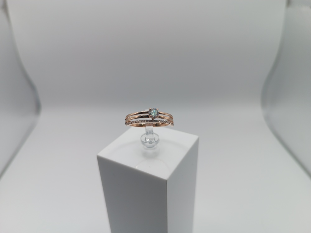 КОЛКМИ585 КОЛЬЦО С КАМНЯМИ (Au 585)