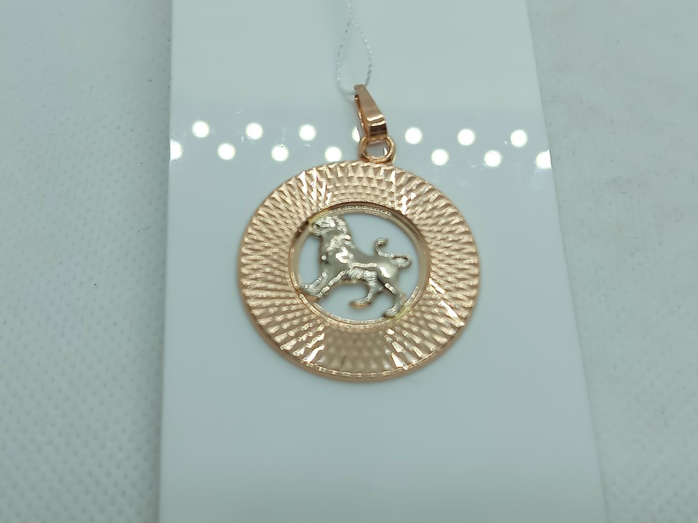ПОДВЕСКА ЗНАК ЗОДИАКА ЛЕВ (Au 585)