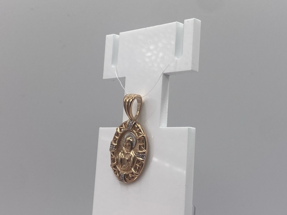 ПОДВЕСКА ИКОНА с камнями (Au 585)