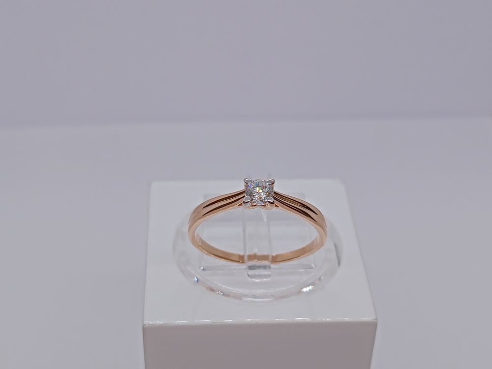 КОЛЬЦО С КАМНЕМ (Au 585)