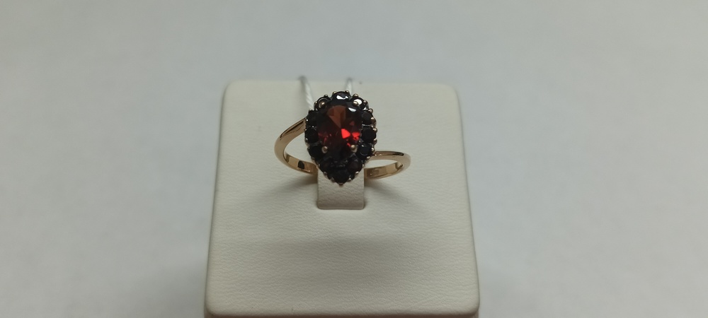 КОЛКМИ585 КОЛЬЦО С КАМНЯМИ (Au 585)