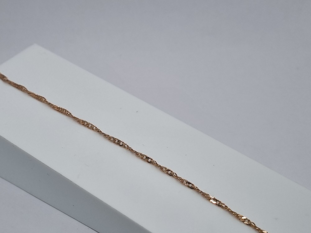 БРАСЛЕТ ПОЛНОВЕСНЫЙ Сингапур Au 585