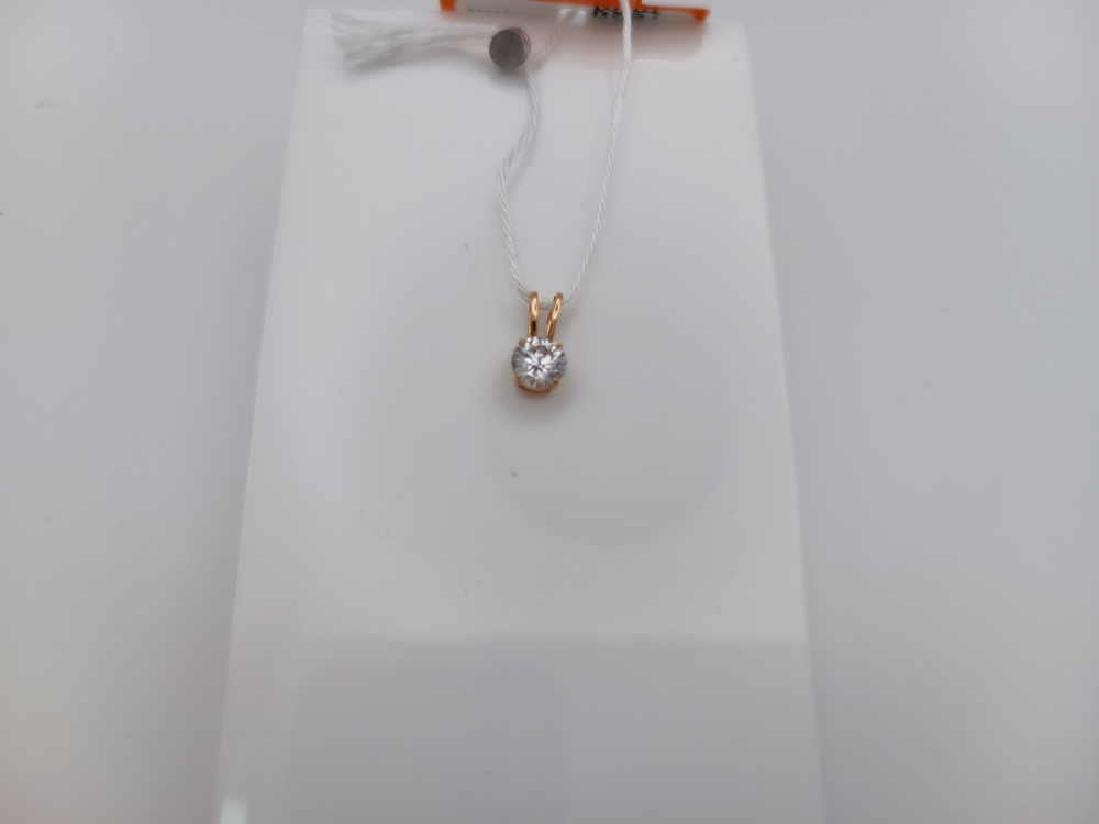 ПОДКМ585 ПОДВЕСКА С КАМНЕМ (Au 585)