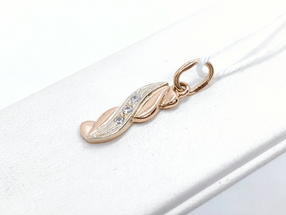 ПОДВЕСКА С КАМНЯМИ (Au 585)