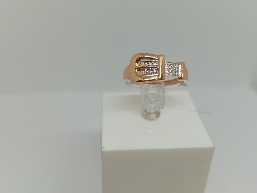 КОЛЬЦО С КАМНЯМИ (Au 585)