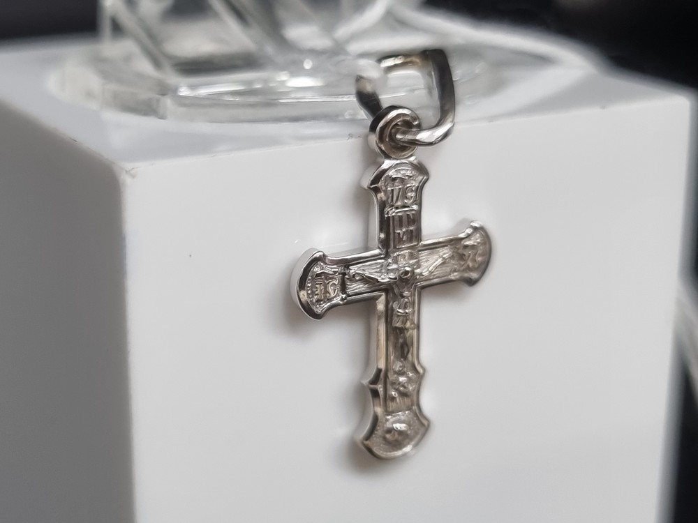 ПОДКБК585 ПОДВЕСКА КРЕСТ БЕЗ КАМНЯ (Au 585)